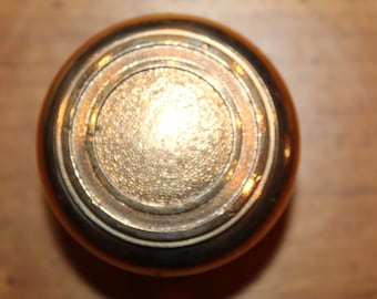 Victorian Knob with Concentric Design in Cast Bronze Yale & Towne M-17230 V-34