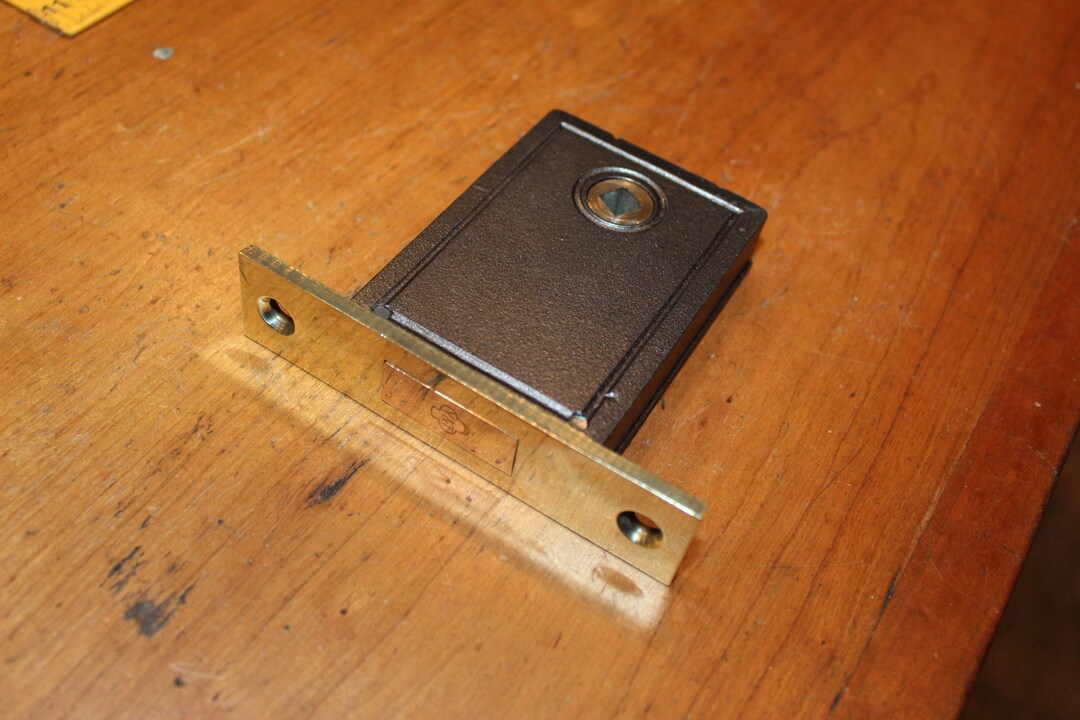 Restored Antique Yale Deadbolt Nighttime Security Cast Iron Etsy