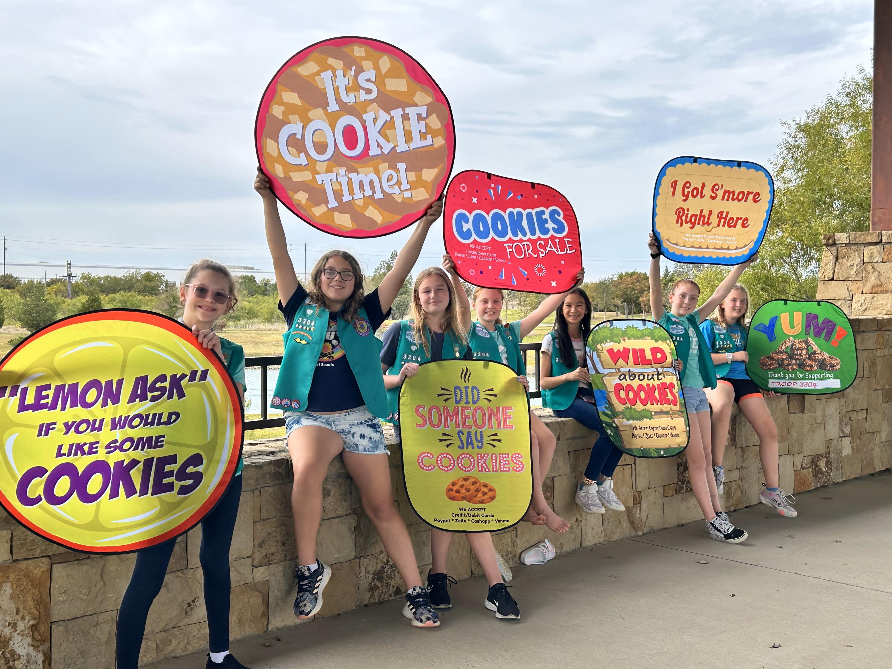 Girl Scout Cookie Sign   Two Sign Special - Pick ANY 2 (Category- A)