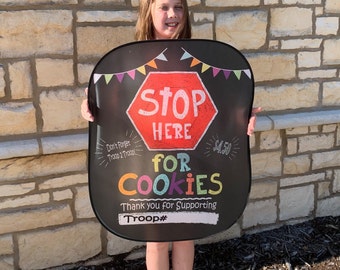 Girl Scout Cookie Sign