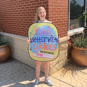 Girl Scout Cookie Sign