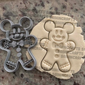 Classico stampo per biscotti/pan di zenzero/stampino per fondente/stampino per pasta modellabile di Topolino