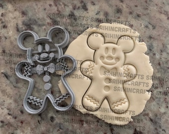 Cortador clásico de galletas/pan de jengibre/fondant/plastilina de Mickey Mouse