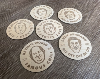 The Office coasters set