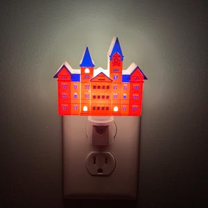 3D Printed Auburn Samford Hall Night Light | Auburn Gift, Decor, College Gifts