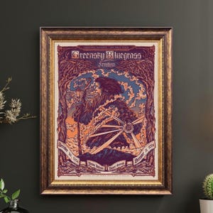 Greensky Bluegrass and Fruition New Years Eve 2024 - 2025 Conscious Alliance Artist Prints Mission Ballroom