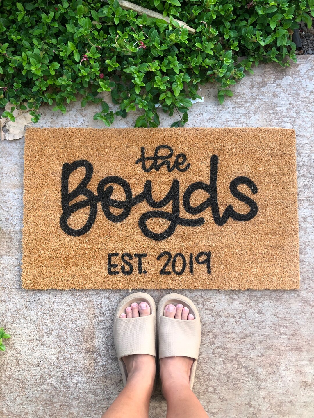 Family Doormat // Custom Doormat // Home Decor // Hawaii Christmas