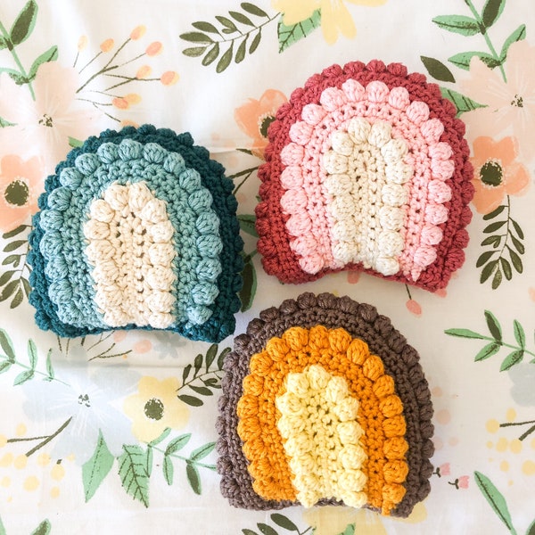 Rainbow Baby Rattle // Crochet // Rainbow Baby // Rainbow Toy // Baby Shower Gift // Nursery Decor
