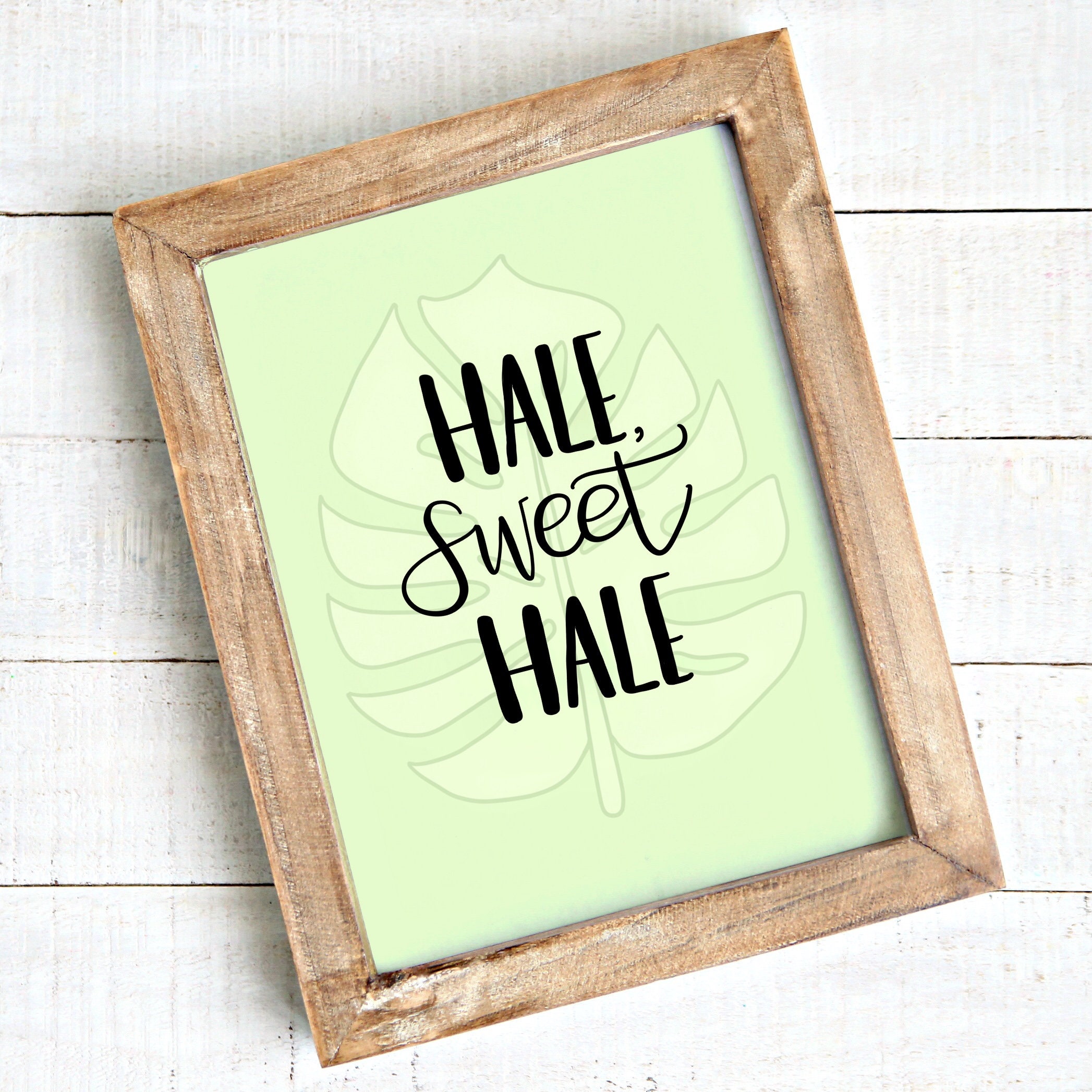 Hale Sweet Hale Print // Monstera Print // Hawaiian Wall Art Etsy 日本
