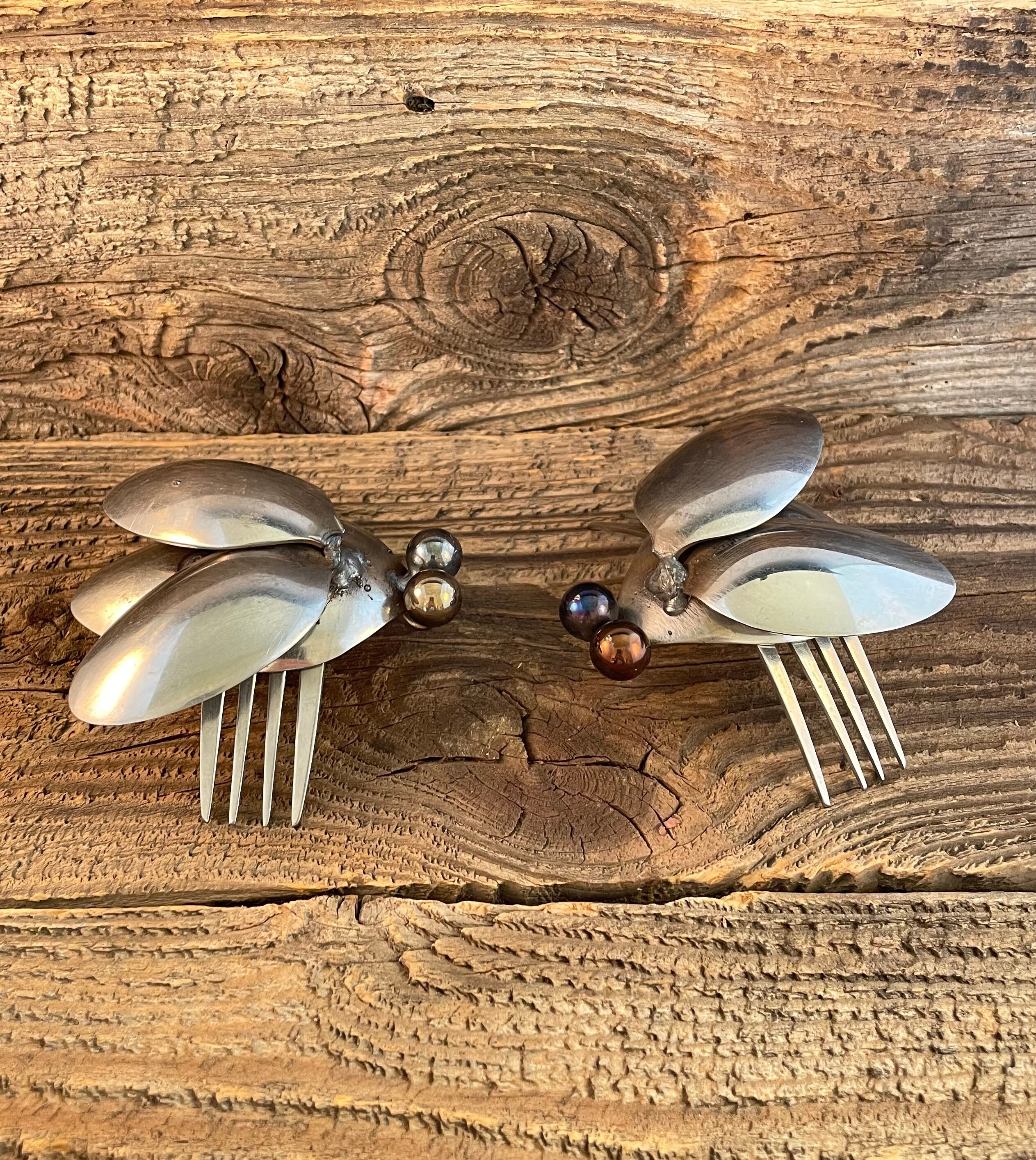 Silverware Ladybug Trinket Critters (set of Three) - Etsy