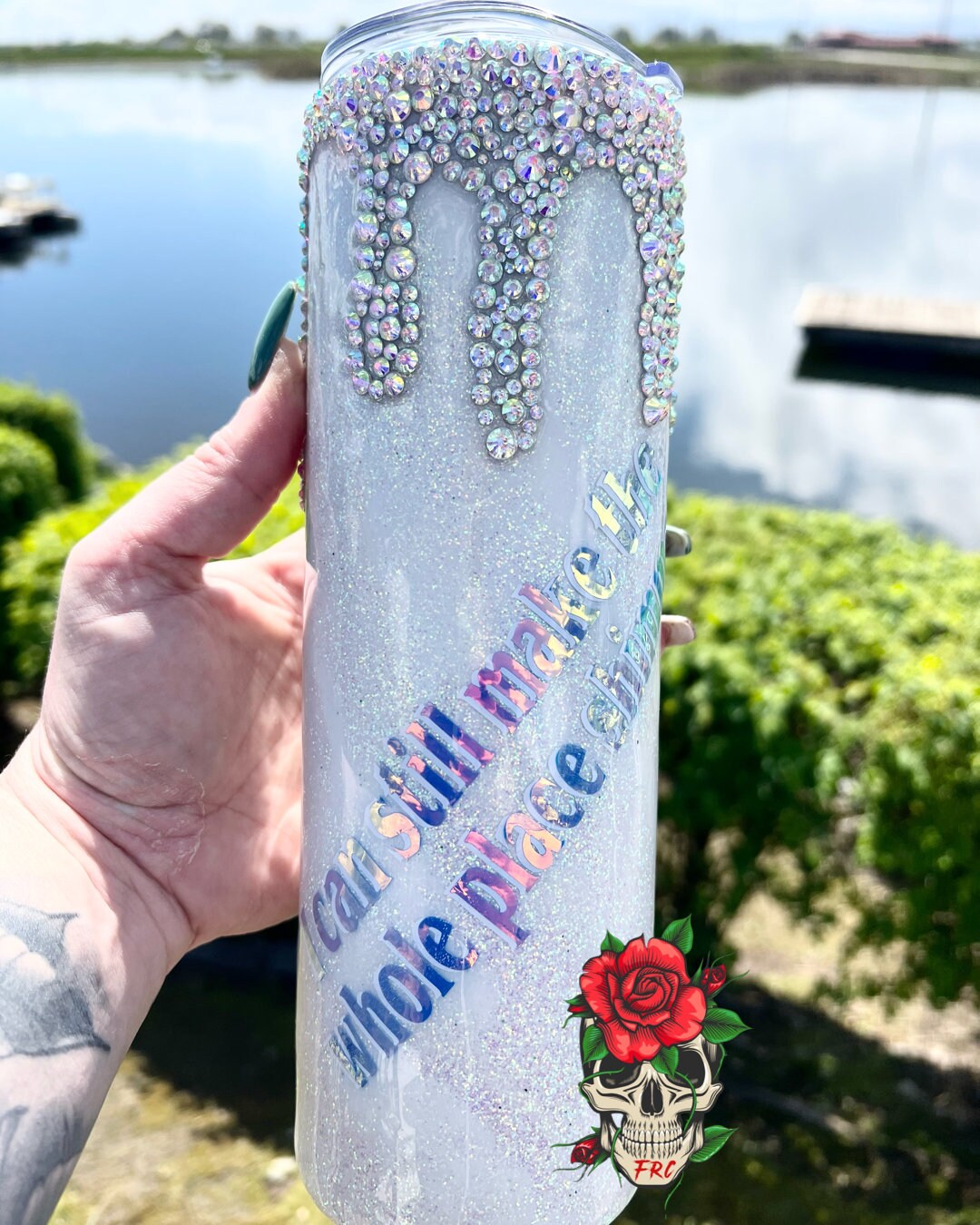 Swifty Rhinestone Glitter Tumbler // 30oz // Epoxy Resin Etsy