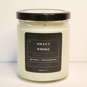 Sweet Smoke- 7oz. Soy Candle