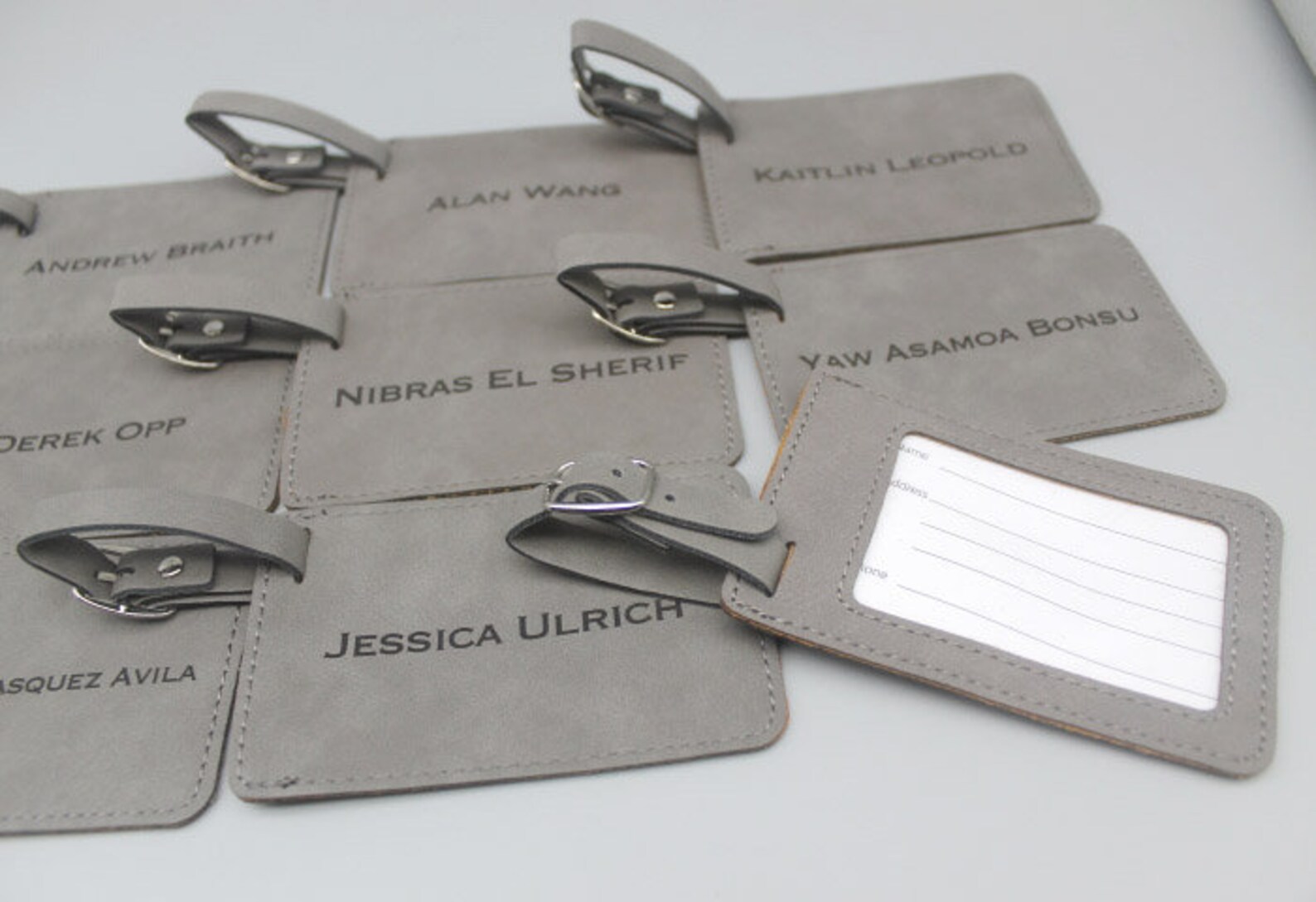 Bulk Luggage Tags Bulk Wedding Party Gift Faux Leather Etsy