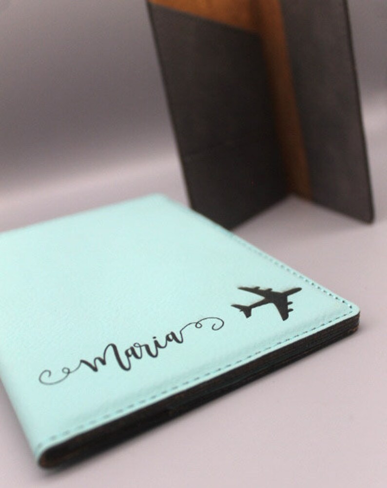 His Hers Passport Covers Custom Laser Engraved Passport Etsy