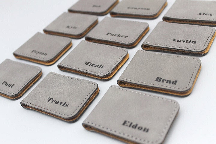 Groomsmen money clip, personalized wedding favor, wedding party gift,…