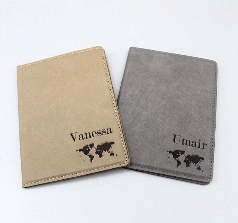 His/hers passport covers custom laser engraved passport Etsy