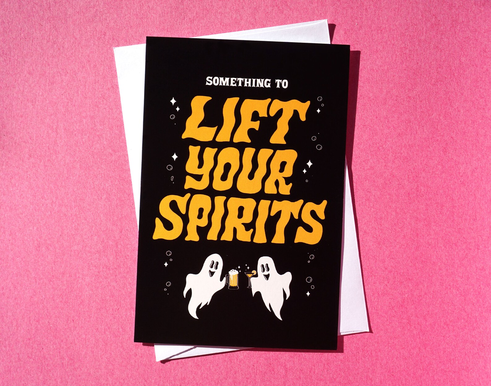 Lift Your Spirits Halloween Cards Halloween Card Set Etsy