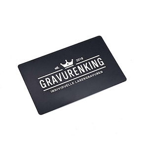 Aluminium visitekaartjes met lasergravure: Onmiskenbare elegantie voor uw professionele uitstraling