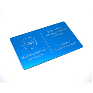 Cartes de visite en aluminium avec gravure laser : une élégance incomparable pour votre apparence professionnelle
