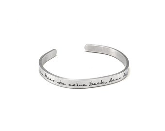 Bangle with personal engraving - different colors - stainless steel bangle