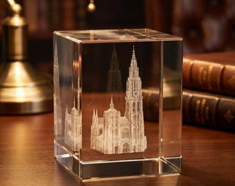 Kristall-Würfel mit individueller 3D-Innengravur