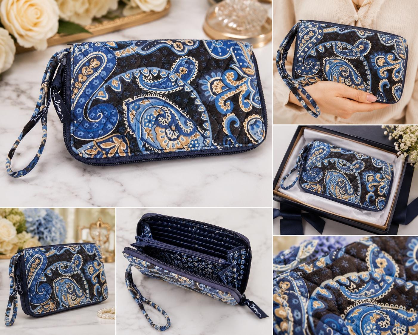 Vera Bradley ヴェラブラッドリー - 新品タグ付Vera bradley ブルー 
