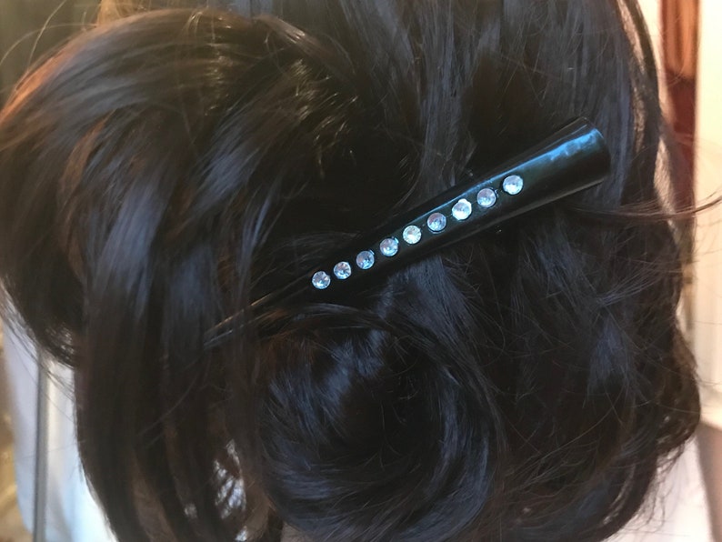 Alligator Hair clip vintage Set 2 Alligator hair clips for Etsy