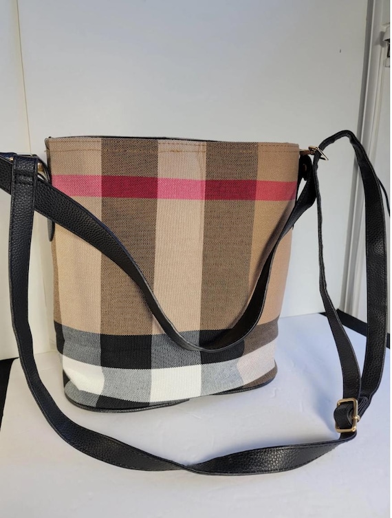 Large Multicolor Bucket Bag, Patterned Bucket Pur… - image 3