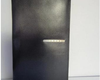 Cross Black Italian Leather Bifold Wallet, Slim Minimalist Design