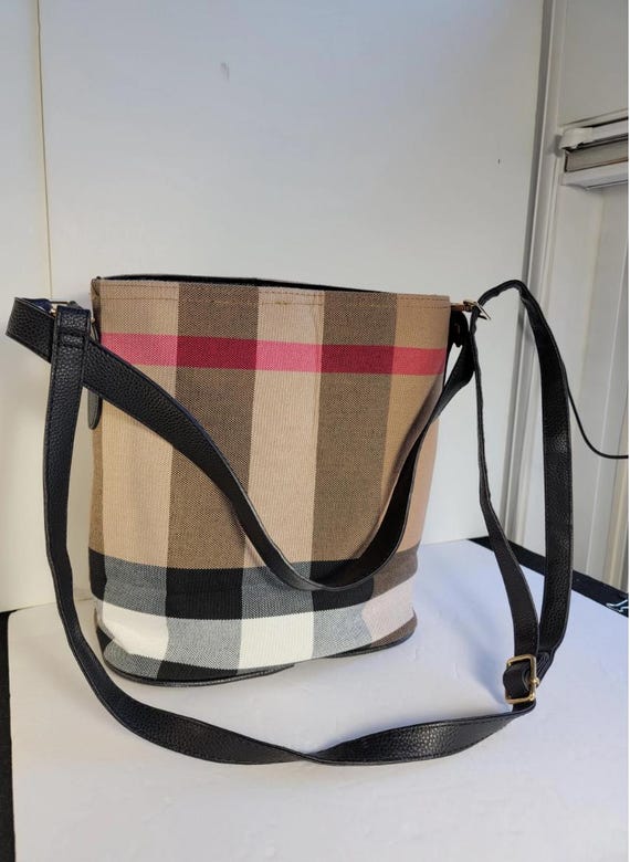 Large Multicolor Bucket Bag, Patterned Bucket Pur… - image 5