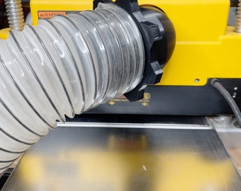 NEW 4'' Magnetic Hose Adapter for DeWalt DW735 DW735X | Quick Connect Flex Hose Fitting | Dust Collection & Woodworking Accessories
