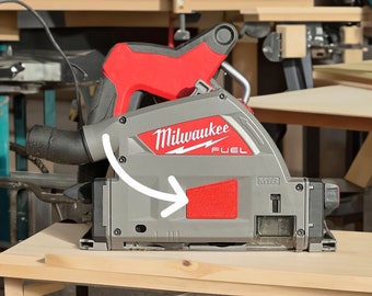 Milwaukee M18 Track Saw Arbor Cover - For Improved Dust Collection