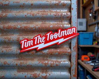 Personalized Magnetic Name Plate | Man Cave Garage Sign | Gift for men | Office Decor | Fathers Day Gift | Name Tag | Electrician Gift