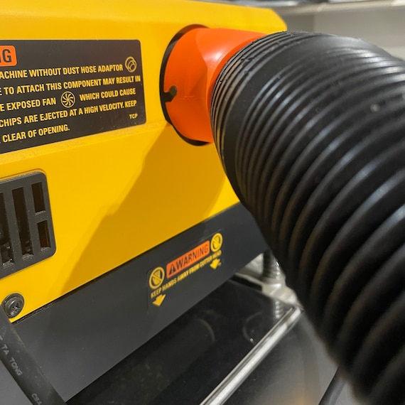 DW735 Dewalt Planer Vacuum Adapter Ridgid 21/2 Vacuum Hose Etsy