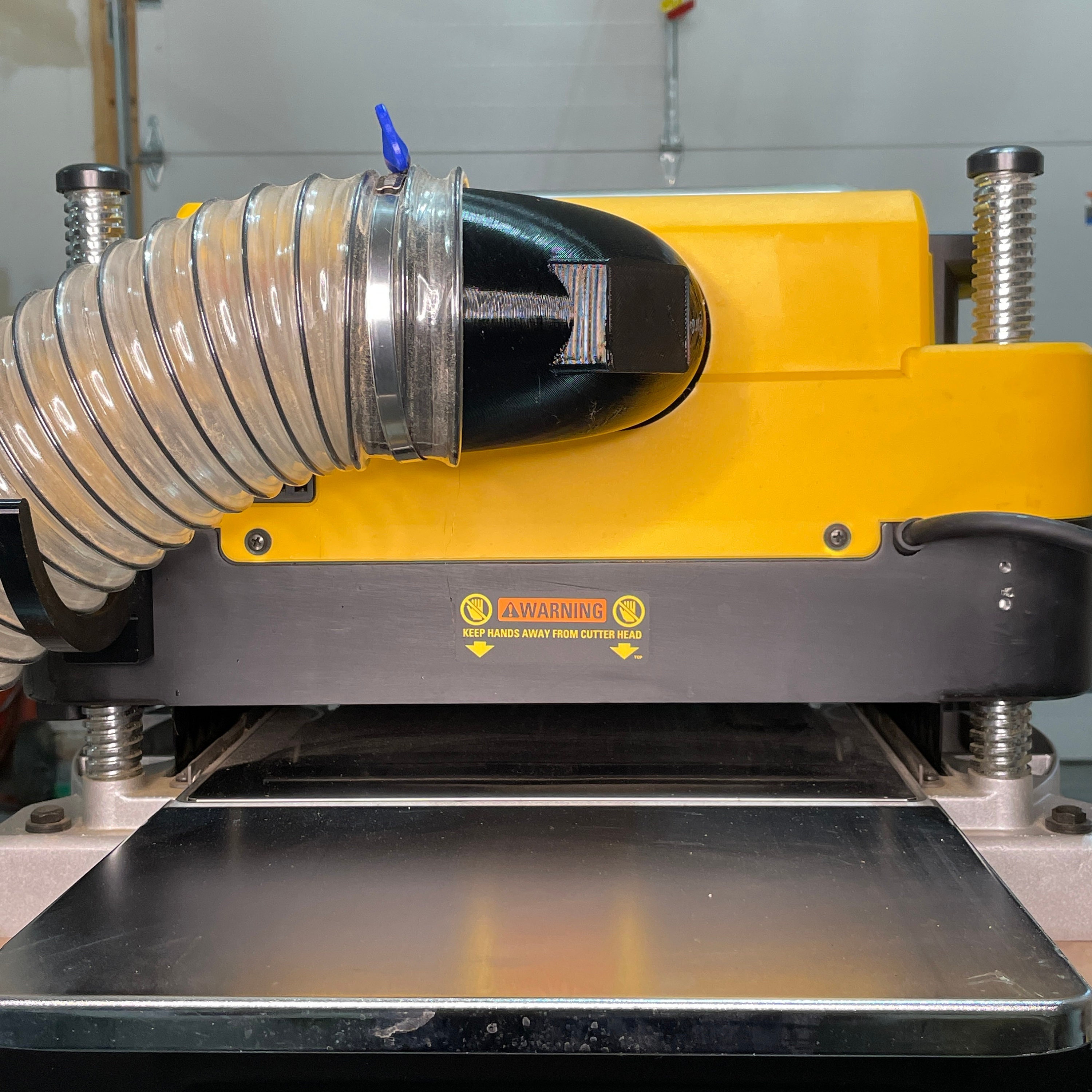 Dewalt planer dw735x dust collection deals
