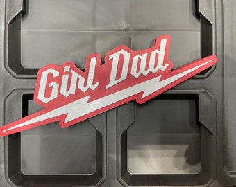 Girl Dad Milwaukee Style Magnetic Sign | Man Cave | Fathers Day | Garage Sign | Office Sign | Gift