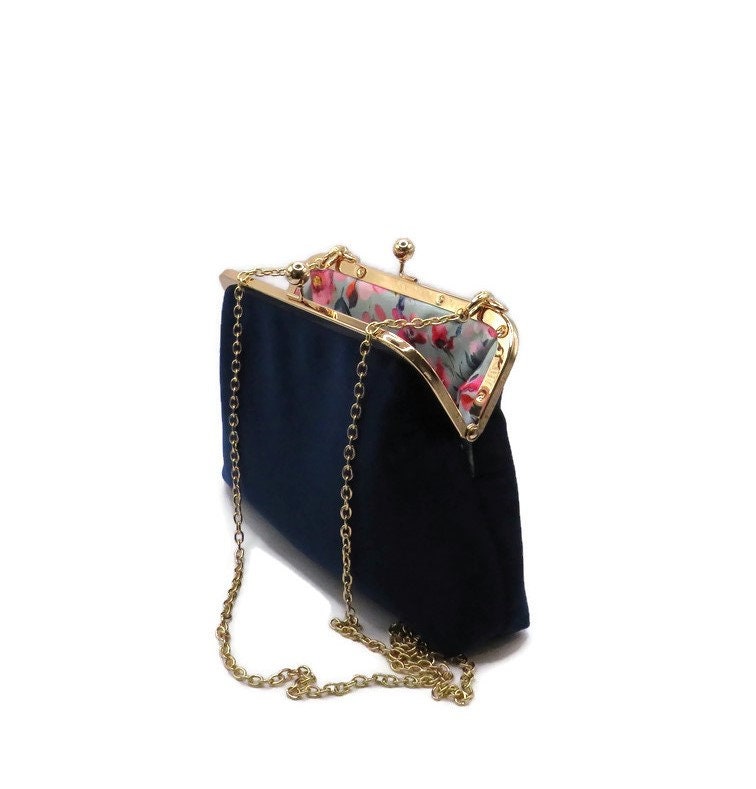 YQBUER Crossbody Bags Fashion Crystal Clutch Bag Ladies Party Wallet Box  Shoulder Bag Evening Handbag (Color : Blue)