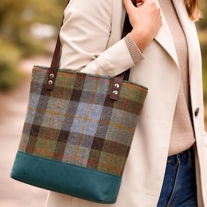 Brown Tartan Bag - Etsy