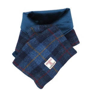 Harris Tweed pure wool handcrafted Scottish heritage scarf , Traditional quality luxury neck warmer with a touch of class and sophistication