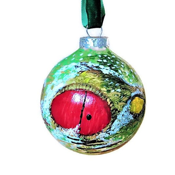 Hobbit house glass bauble, hobbiton, the shire, hobbit-holes, hand painted , crystal baubles,  Christmas Gift