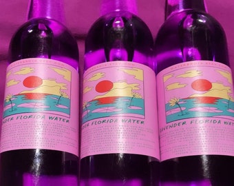 Lavender Florida Water, Magic Water, Chakras Cleansing, Perfume Magic, Spiritual Protection, Lavender Scent, Amethyst, Spirit Cologne