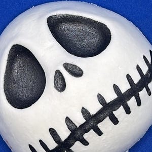 Jack Skull Bath Bomb, Character Bath Bomb, Goth Christmas, Nightmare Bath Bomb, Large Bath Bomb, Halloween Bath , horror  bath bomb