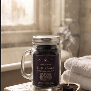 Black Salt, Housewarming Gift, Protection Salt, Ritual Salt, Remove Jinxes, Repel Evil, Sal Negra, Banishing, Spell Work , New Home image 4