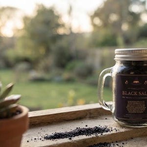 Black Salt, Housewarming Gift, Protection Salt, Ritual Salt, Remove Jinxes, Repel Evil, Sal Negra, Banishing, Spell Work , New Home image 3