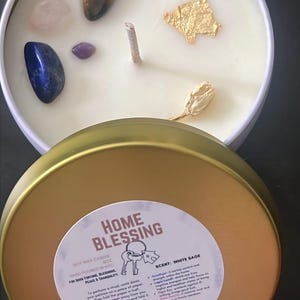 Home Blessing Candle, Housewarming Gift, Home Cleansing Candle, New Home Candle, Sage Candle, Remove Negative Energy, Moving House Gift