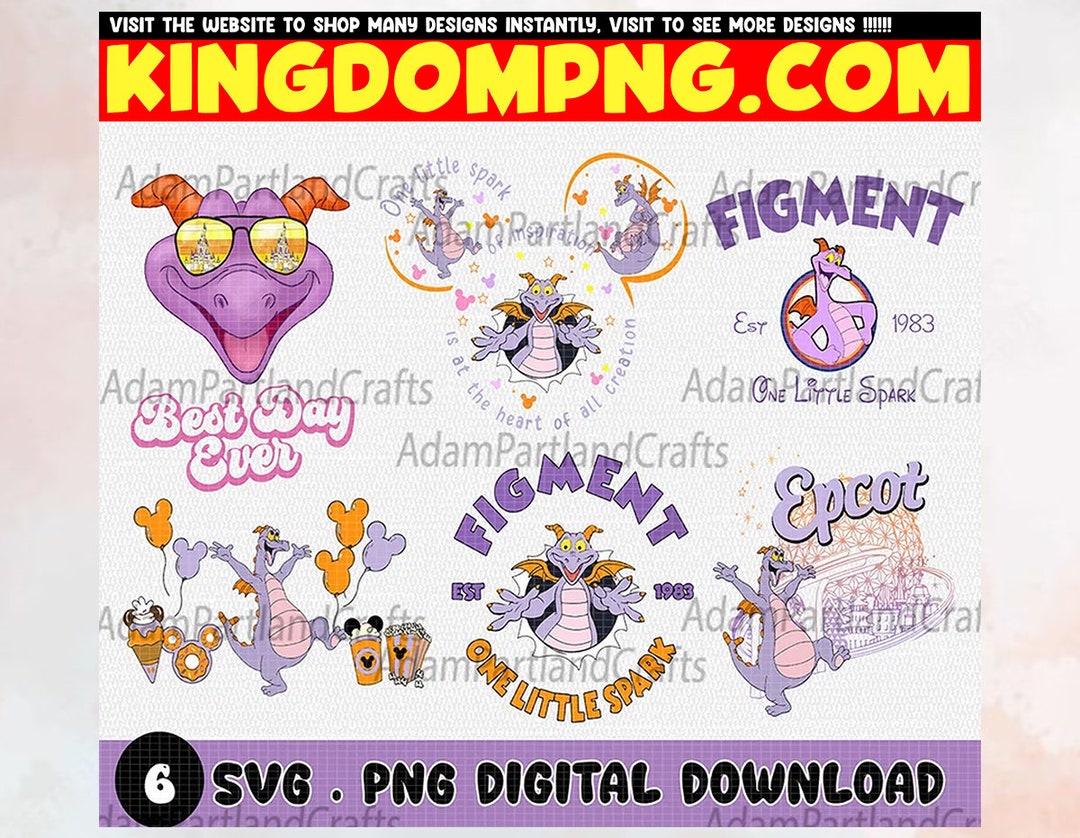 Disney Figment Christmas Png Figment Santa Christmas Png - Etsy