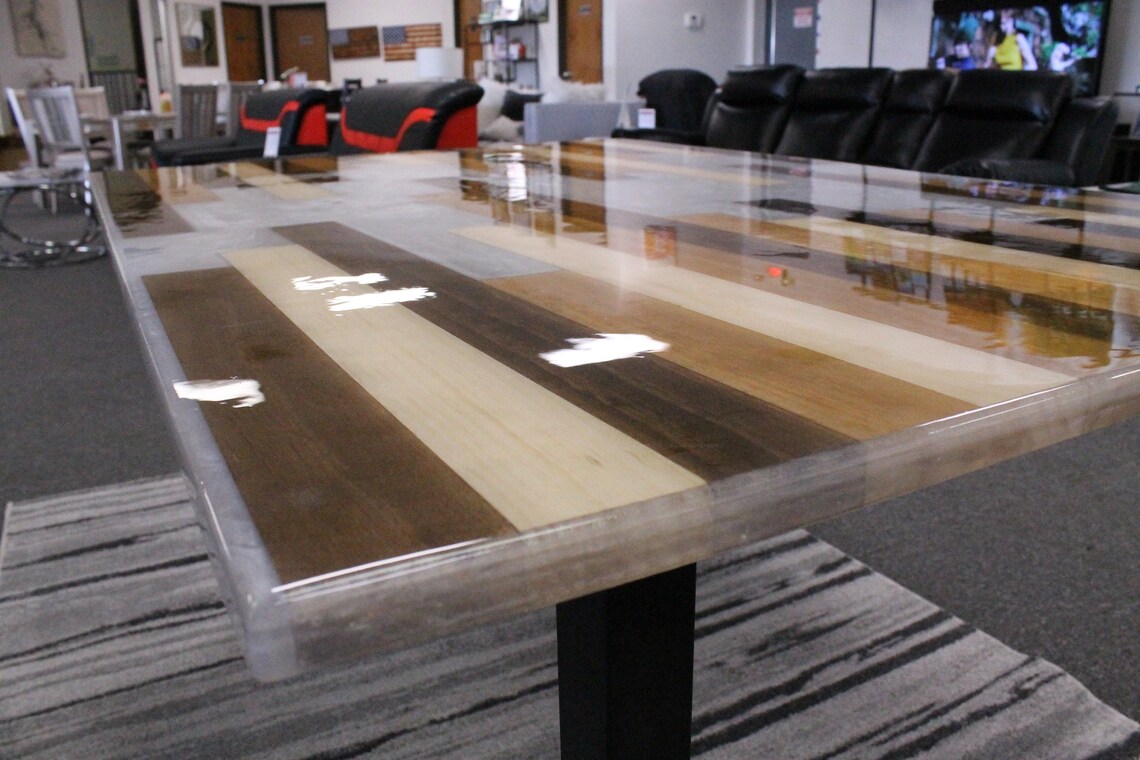 Epoxy Dining Room Table 5 Ft X 3.5 Ft Hudson Etsy