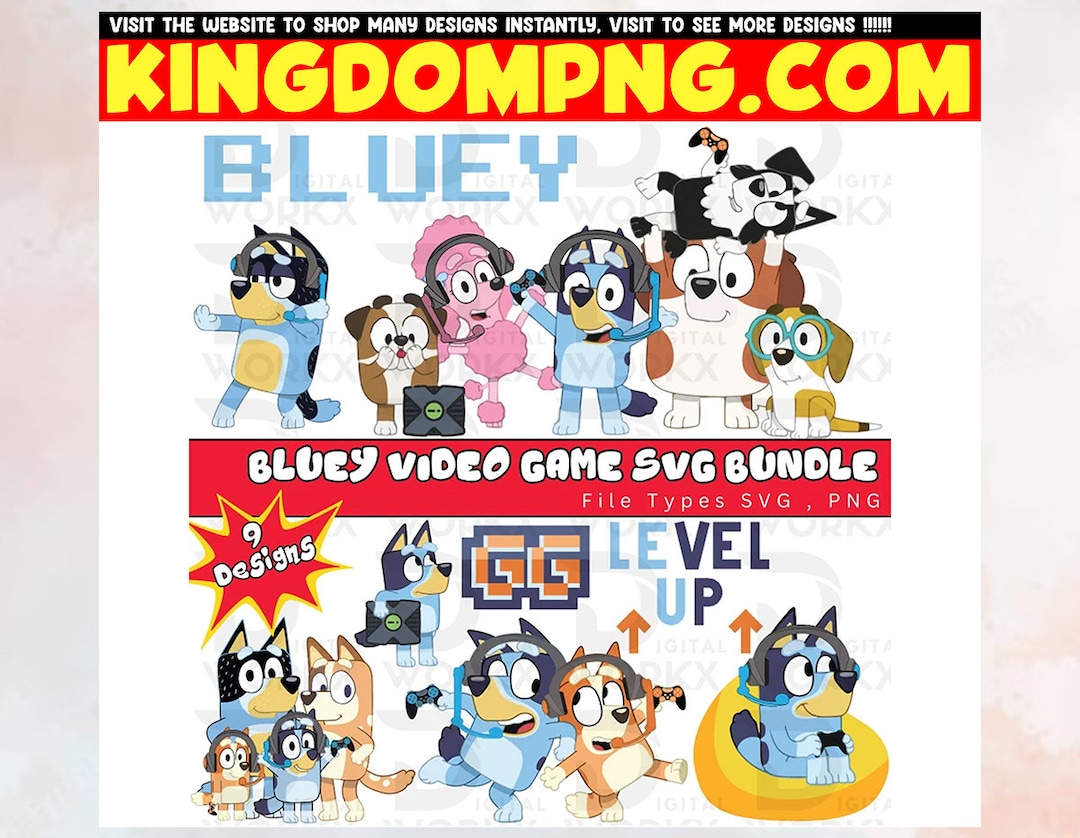 Bluey SVG Bundle Bluey Cut Files for Cricut Bluey Svg - Etsy