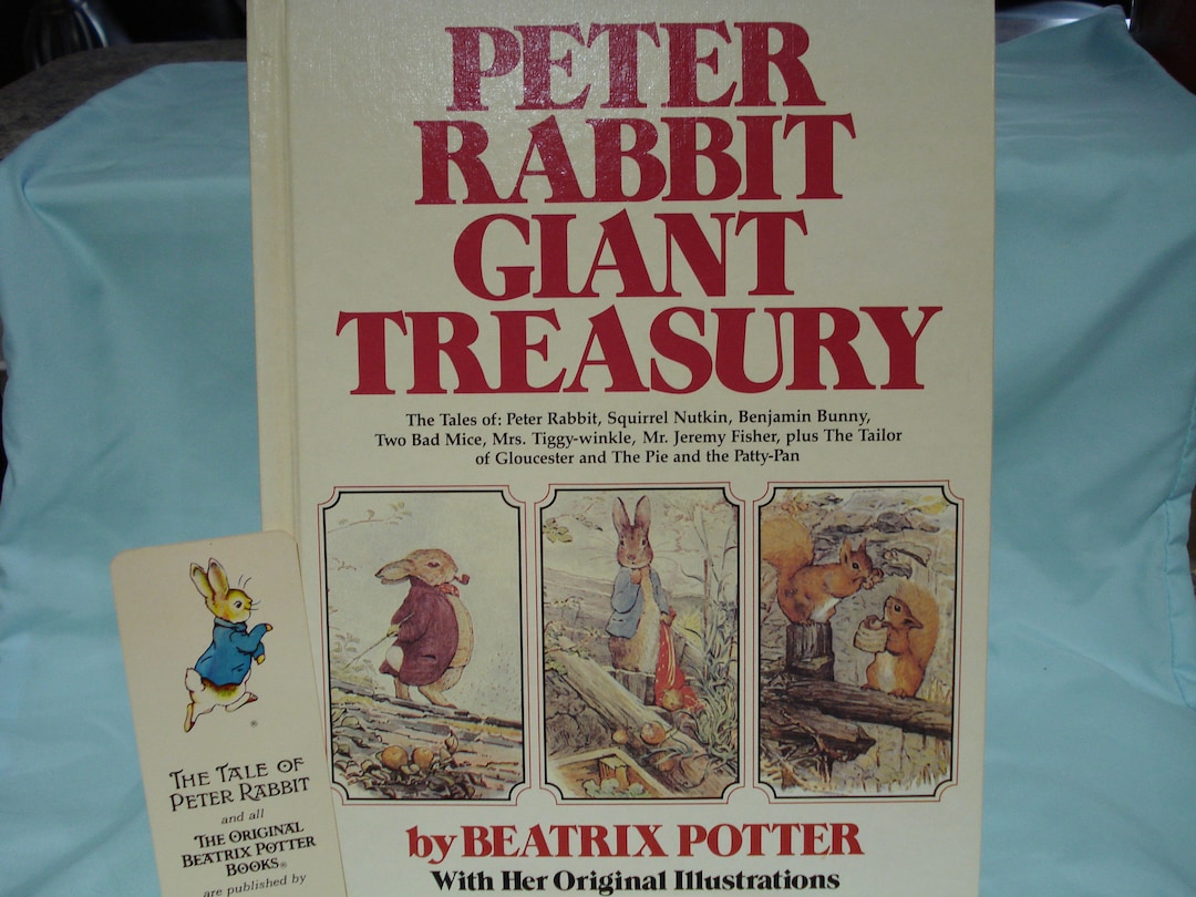 Peter Rabbit Giant Treasury Book With Bookmark - Etsy