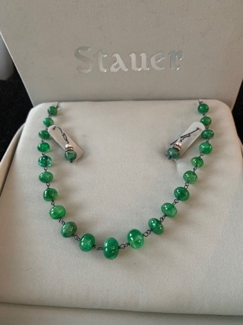 Stauer Armado Emerald Necklace Earring Set Etsy